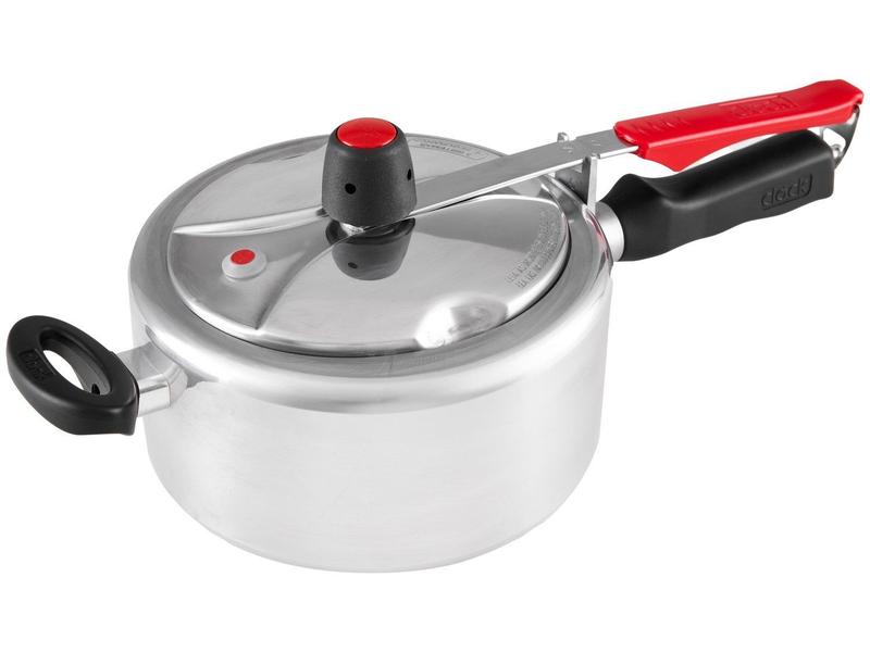 御三家 DPBP4,7,8, 002/018 001/052 003/052 Panela de Pressão Clock Original Polida 3L - com Fechamento